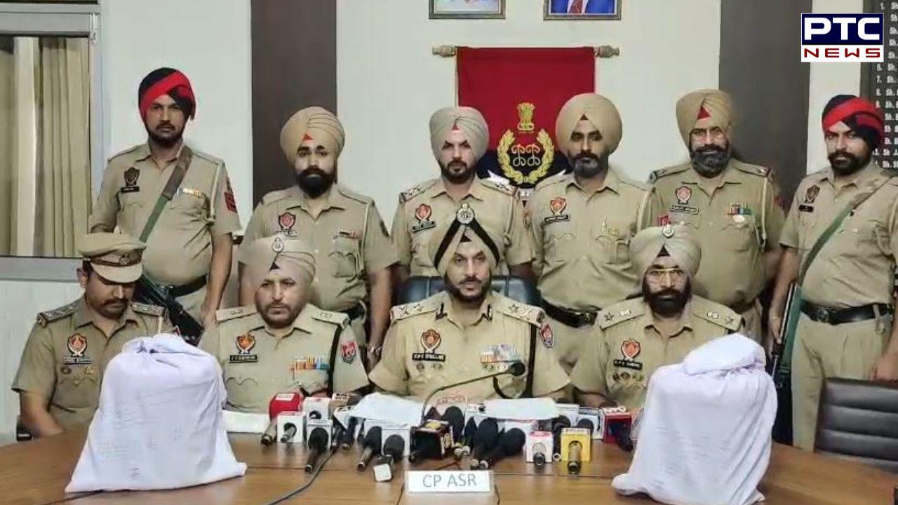 Amritsar : ਅੰਮ੍ਰਿਤਸਰ ਪੁਲਿਸ ਦੀ ਵੱਡੀ ਕਾਰਵਾਈ, 8.187 ਕਿਲੋ ਹੈਰੋਇਨ ਸਮੇਤ 5 ਗ੍ਰਿਫ਼ਤਾਰ, ਜਾਣੋ ਕਿਵੇਂ ਫਿਲਮੀ ਅੰਦਾਜ਼ 'ਚ ਕਰਦੇ ਸਨ ਤਸਕਰੀ