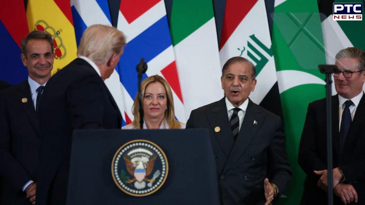 Gesture to Shehbaz Sharif behind, Trump calls PM Modi 'very good' friend in Egypt