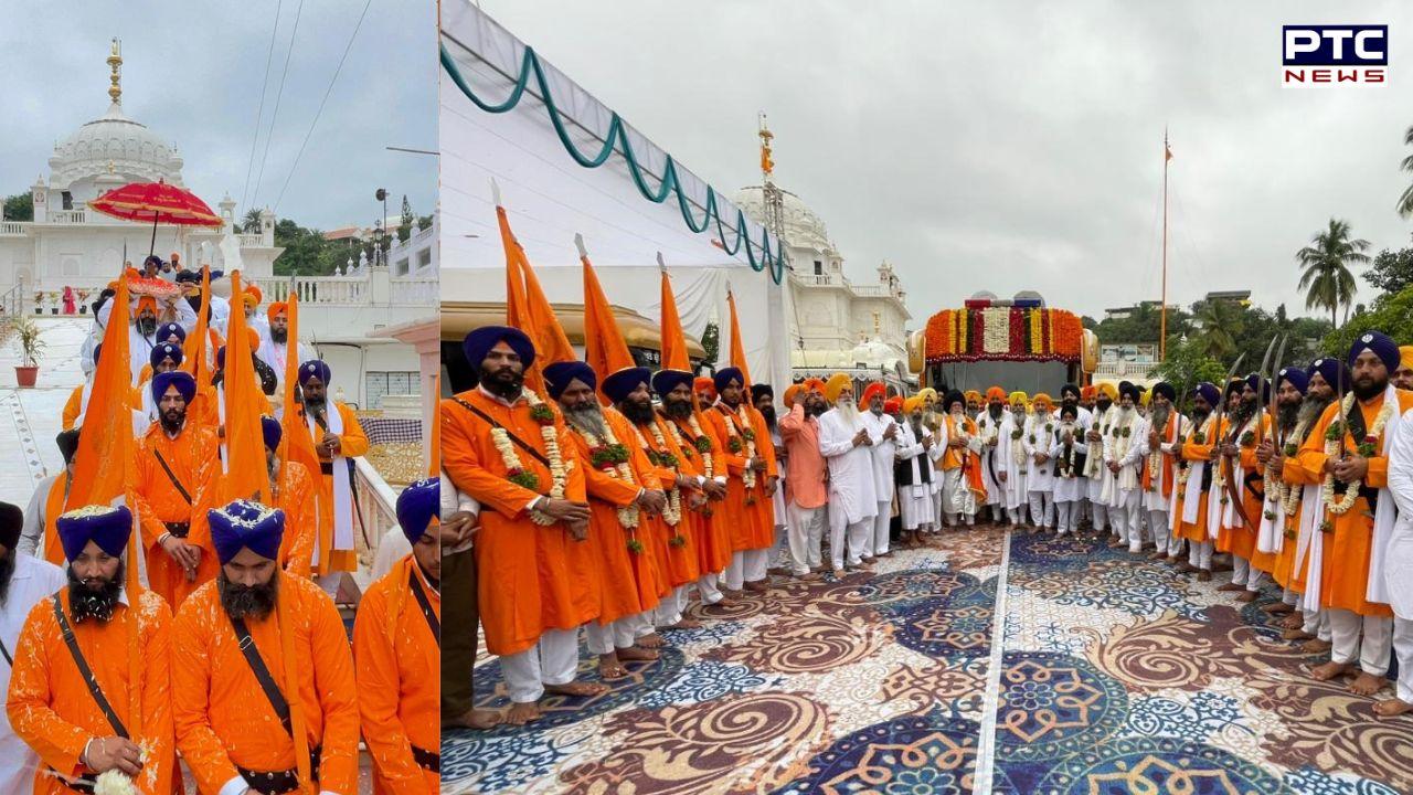 Sri Guru Tegh Bahadur Sahib : ਅਸਾਮ ਤੋਂ ਆਰੰਭ ਹੋਇਆ ਸ਼ਹੀਦੀ ਨਗਰ ਕੀਰਤਨ ਬਿਦਰ ਕਰਨਾਟਕਾ ਤੋਂ ਤਖ਼ਤ ਸ੍ਰੀ ਹਜ਼ੂਰ ਸਾਹਿਬ ਲਈ ਰਵਾਨਾ