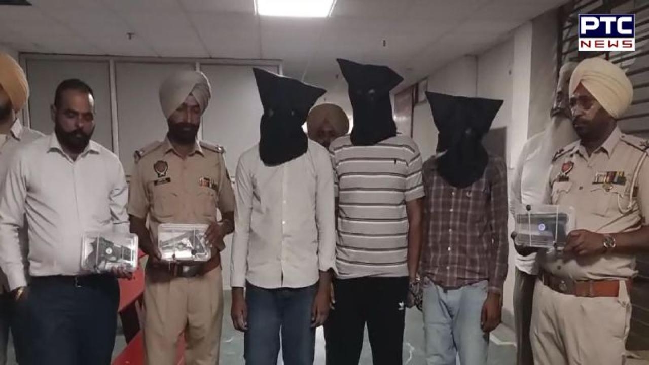 Tarn Taran ਪੁਲਿਸ ਨੇ ਵਿਦੇਸ਼ 'ਚ ਬੈਠੇ ਗੈਂਗਸਟਰ ਸੱਤਾ ਨੌਸ਼ਹਿਰਾ ਗਰੁੱਪ ਦੇ ਤਿੰਨ ਗੁਰਗਿਆਂ ਨੂੰ ਹਥਿਆਰਾਂ ਸਮੇਤ ਕੀਤਾ ਕਾਬੂ