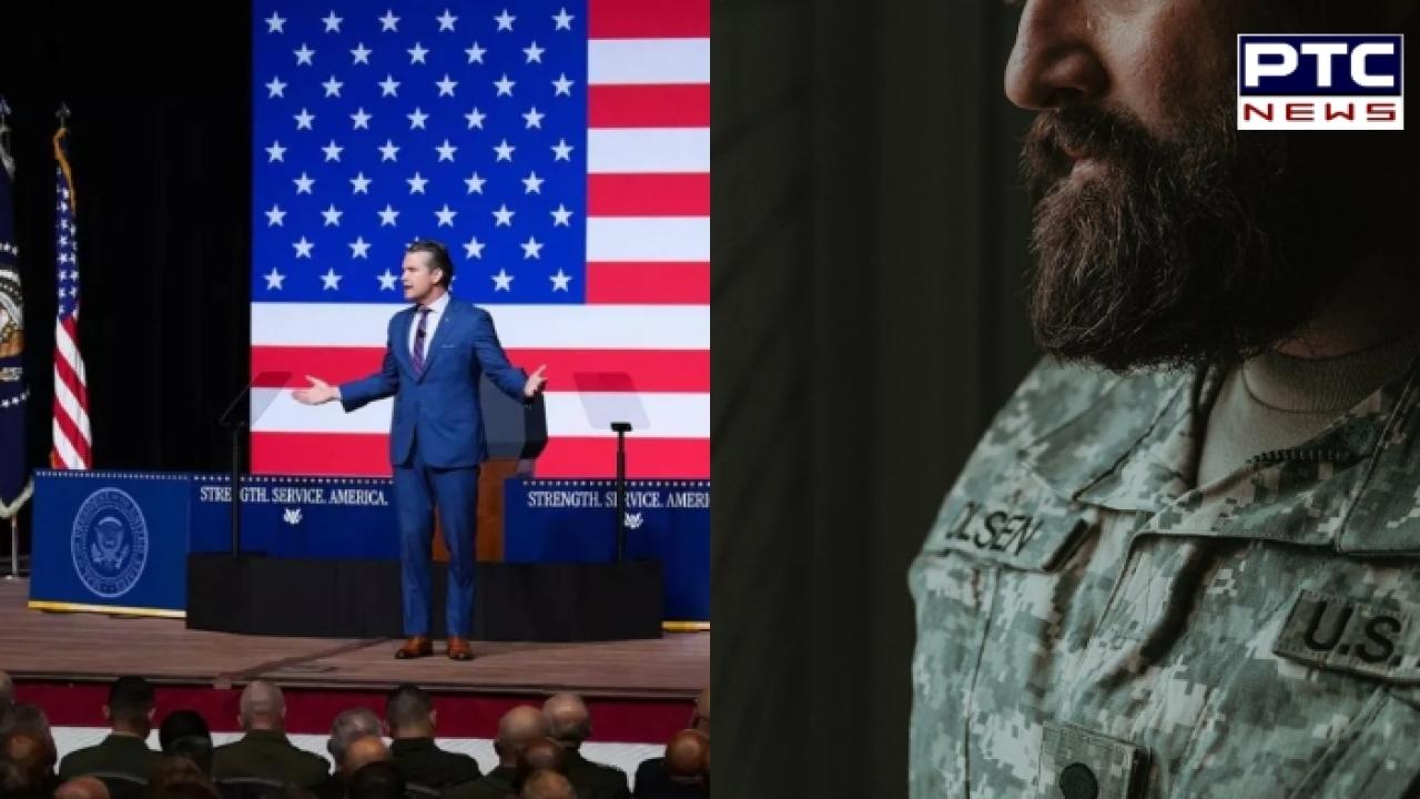 US military beard policy: ਅਮਰੀਕਾ ਨੇ ਫੌਜ 'ਚ ਦਾੜ੍ਹੀ ਰੱਖਣ 'ਤੇ ਲਗਾਈ ਪਾਬੰਦੀ, ਸਿੱਖਾਂ, ਮੁਸਲਮਾਨਾਂ ਅਤੇ ਯਹੂਦੀਆਂ ਦੀ ਧਾਰਮਿਕ ਆਜ਼ਾਦੀ 'ਤੇ ਮੰਡਰਾਇਆ ਖ਼ਤਰਾ