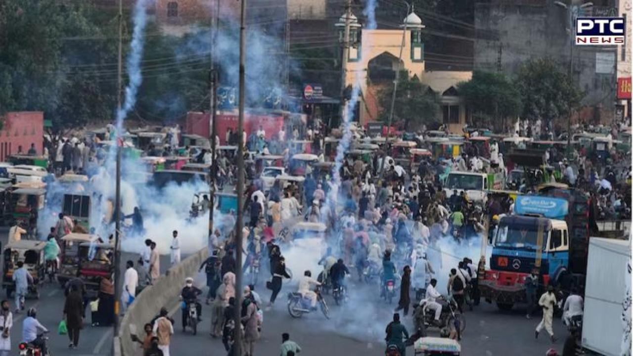 Violent clashes in Lahore as TLP protesters march toward Islamabad over Gaza conflict; 11 dead in police firing