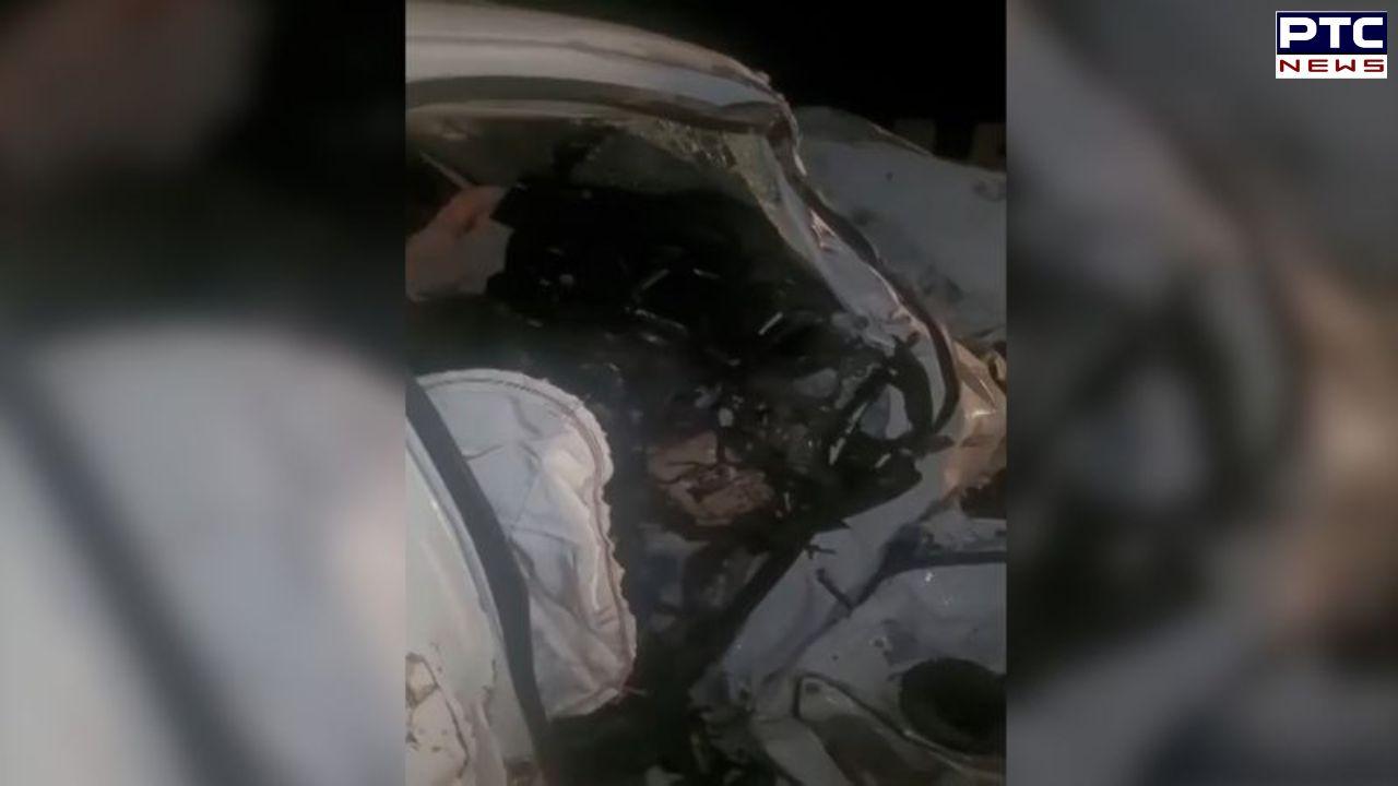 Four killed as car rams into road roller near Gohana in Haryana