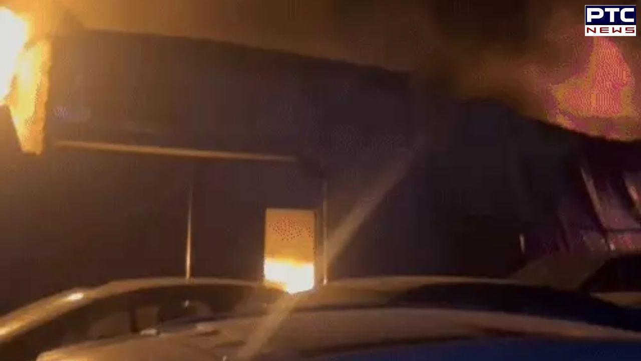 Chandigarh: BMW, Jaguar among 20 luxury cars gutted after fire breaks out at car workshop