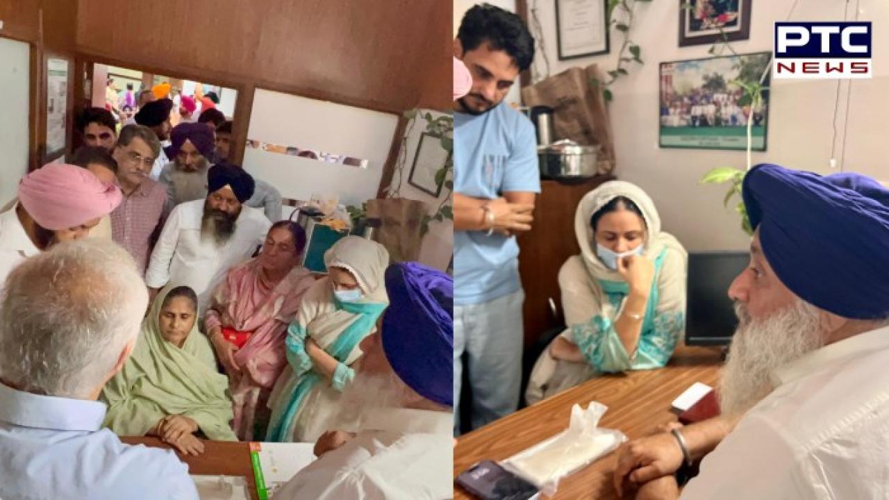 Rajvir Jawanda News : ਸੁਖਬੀਰ ਸਿੰਘ ਬਾਦਲ ਨੇ ਫੋਰਟਿਸ ਹਸਪਤਾਲ ’ਚ ਪਰਿਵਾਰ ਨਾਲ ਮੁਲਾਕਾਤ ਕਰਕੇ ਜਾਣਿਆ ਰਾਜਵੀਰ ਜਵੰਦਾ ਦਾ ਹਾਲ