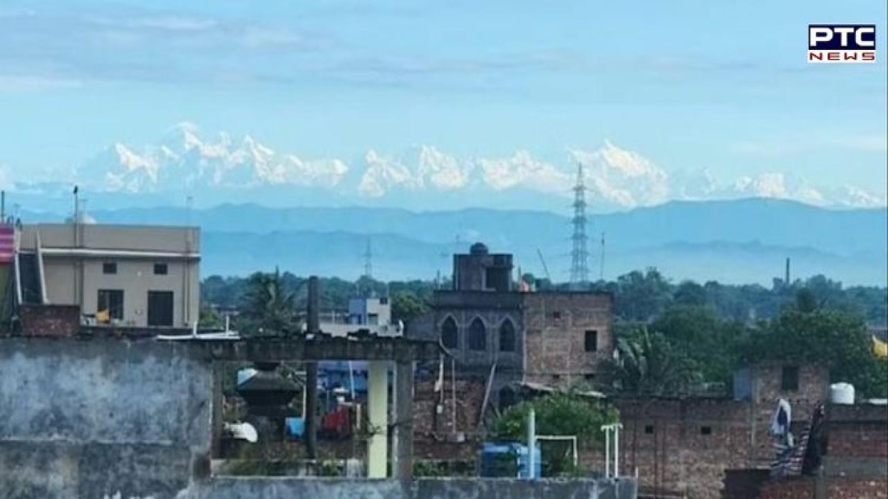 Rare sight in Bihar’s Jaynagar: Mount Everest visible from over 200 km away after rain cleared skies