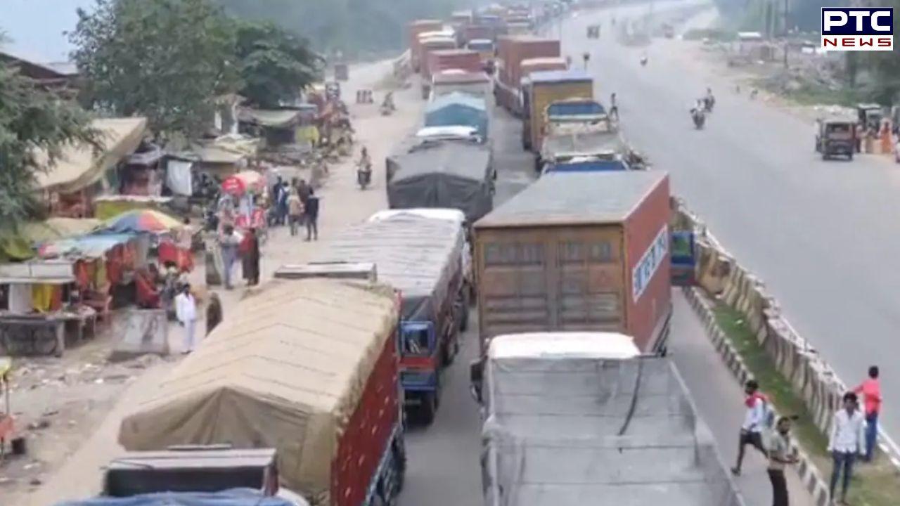 Massive jam spanning across 65 km in Bihar, vehicles stranded for four days| Watch