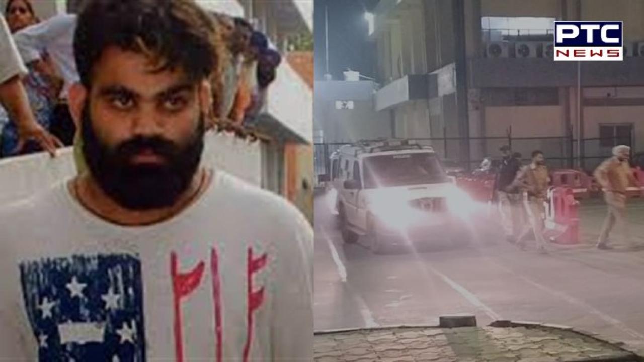 Notorious gangster Jaggu Bhagwanpuria brought to Punjab from Assam's Silchar Jail