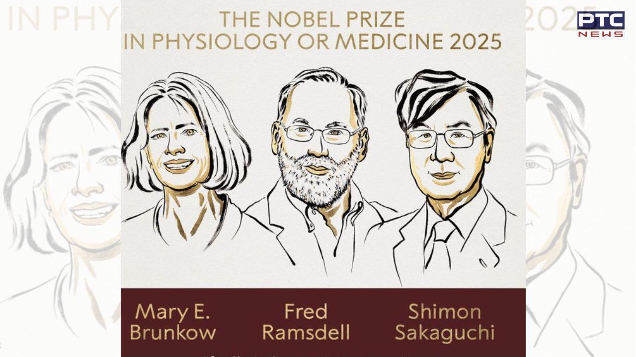 Nobel Prize : ਮੈਡੀਸਨ ਖੇਤਰ 'ਚ ਨੋਬਲ ਪੁਰਸਕਾਰ 2025 ਦਾ ਐਲਾਨ, ਅਮਰੀਕਾ ਦੇ 2 ਤੇ ਜਾਪਾਨ ਦੇ ਇੱਕ ਡਾਕਟਰ ਨੂੰ ਸਾਂਝੇ ਤੌਰ 'ਤੇ ਮਿਲਿਆ ਸਨਮਾਨ