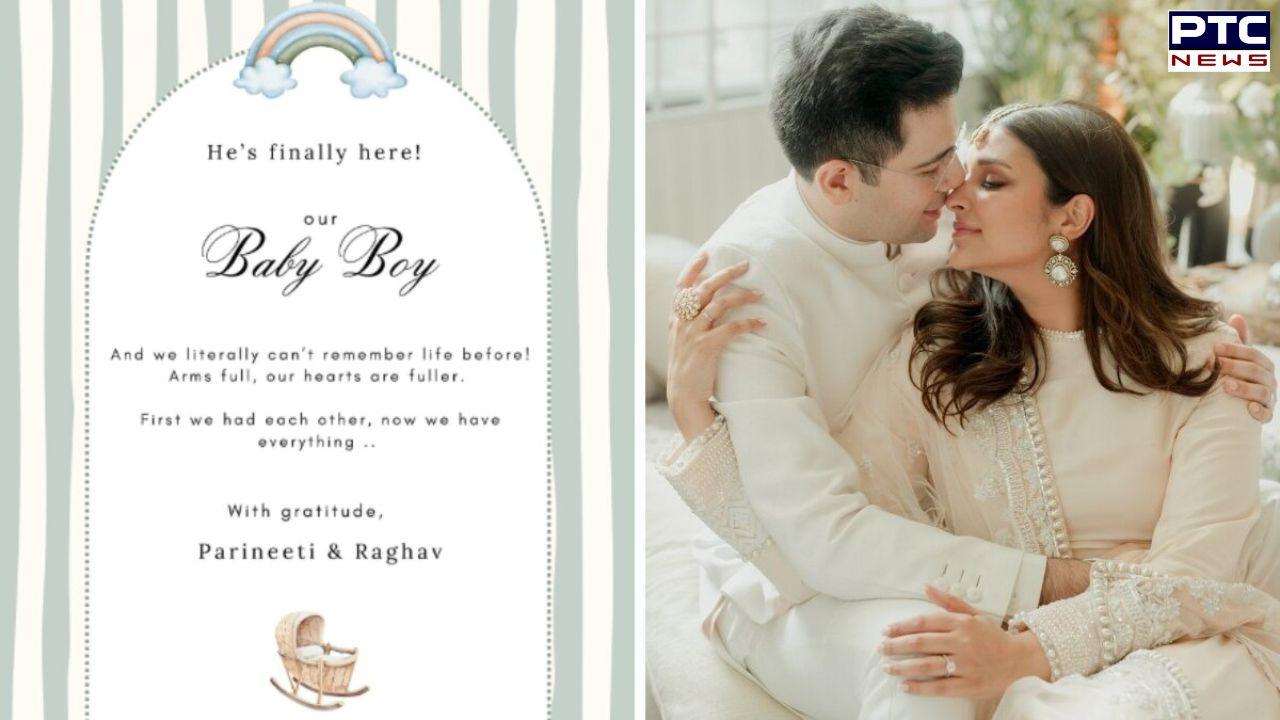 Parineeti Chopra, Raghav Chadha become parents, welcome baby boy