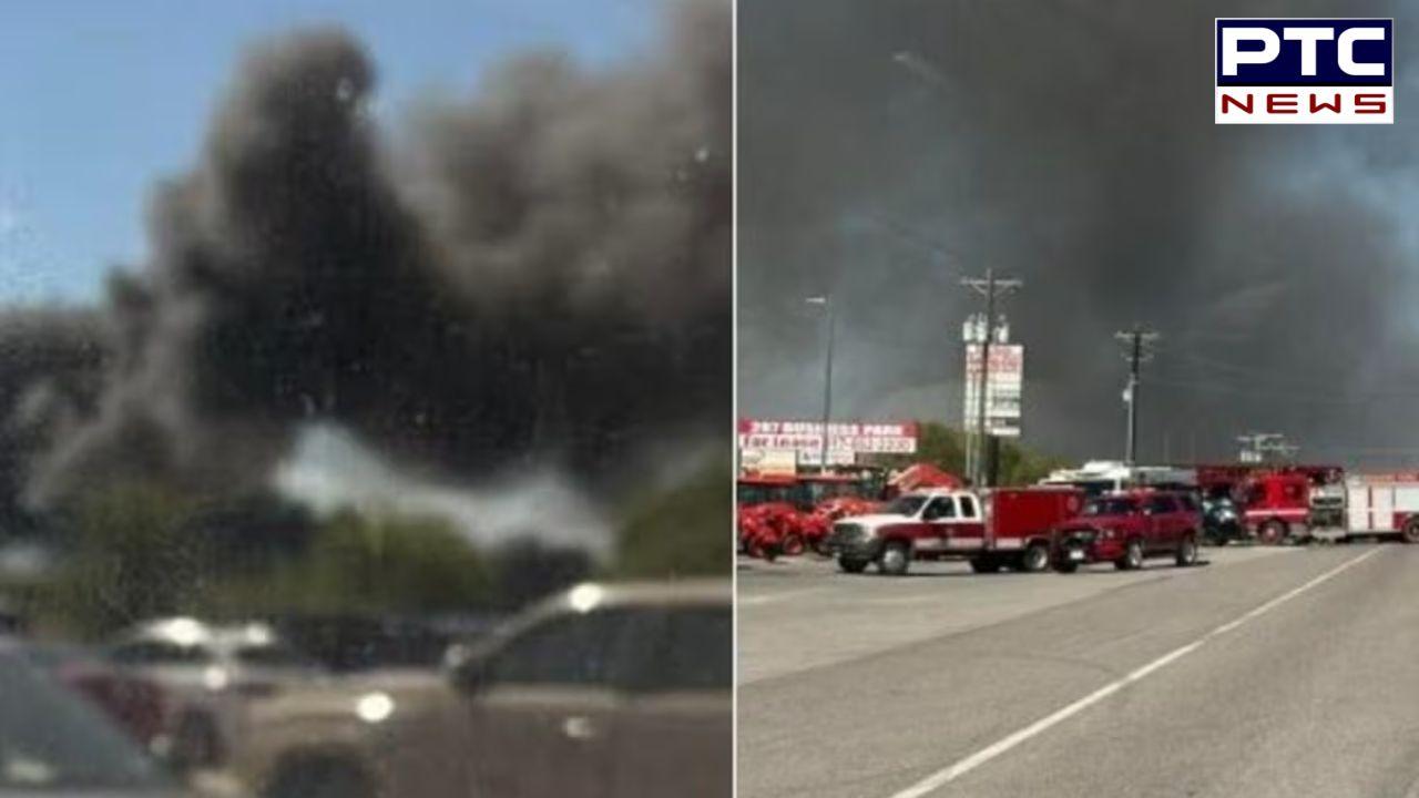 Texas Plane Crash : ਟੈਕਸਾਸ ’ਚ ਜਹਾਜ਼ ਨਾਲ ਵਾਪਰਿਆ ਭਿਆਨਕ ਹਾਦਸਾ, ਟਰੱਕ 'ਤੇ ਉਤਰਿਆ ਜਹਾਜ਼, ਦੇਖੋ ਵੀਡੀਓ