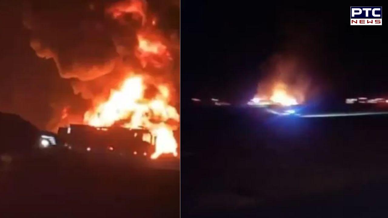 Video : ਸਾਊਦੀ ਅਰਬ 'ਚ 42 ਭਾਰਤੀ ਸ਼ਰਧਾਲੂਆਂ ਨਾਲ ਵਾਪਰੇ ਖੌਫਨਾਕ ਹਾਦਸੇ ਦੀ ਰੂਹ ਕੰਬਾਊ ਵੀਡੀਓ ਆਈ ਸਾਹਮਣੇ