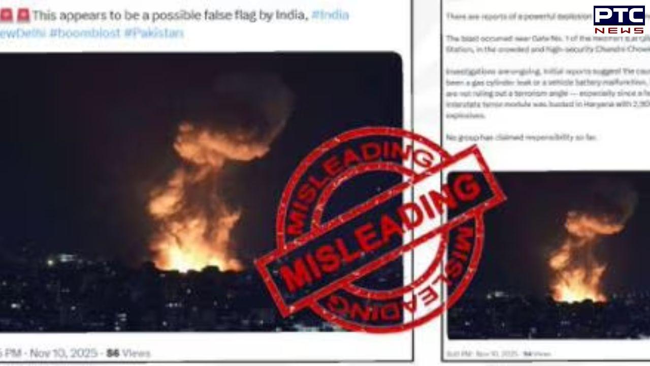 Government debunks false images being circulated of Delhi blast by 'propaganda accounts'