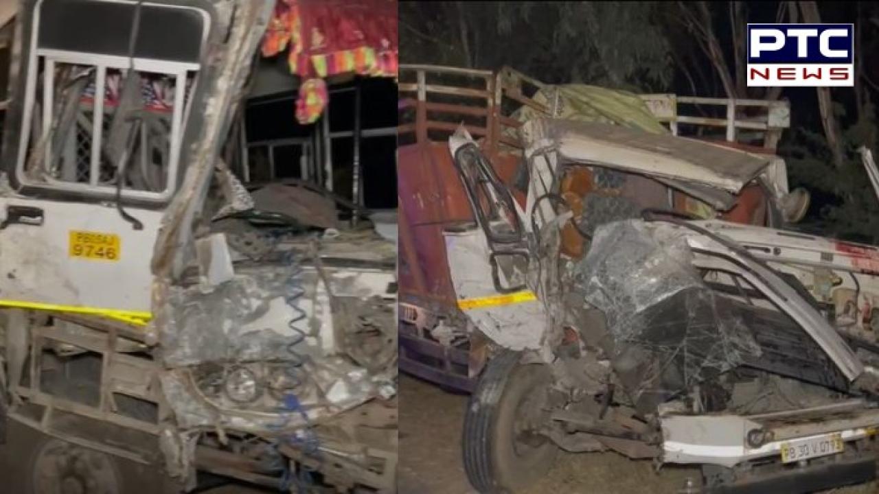 Fazilka 'ਚ ਪਿੰਡ ਟਾਹਲੀ ਵਾਲਾ ਨੇੜੇ ਵਾਪਰਿਆ ਭਿਆਨਕ ਸੜਕ ਹਾਦਸਾ , ਕੈਂਟਰ ਚਾਲਕ ਅਤੇ ਉਸਦੇ ਸਾਥੀ ਦੀ ਮੌਤ ਅਤੇ ਕਈ ਜ਼ਖਮੀ