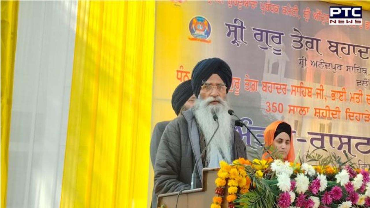 Advocate Dhami criticises govt's separate events, announces key programmes for 350th martyrdom anniversary of Guru Tegh Bahadur Ji