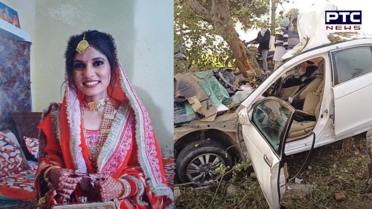 Fatehgarh Sahib News : ਨਵੇਂ-ਵਿਆਹੇ ਜੋੜੇ ਦੀ ਗੱਡੀ ਹੋਈ ਹਾਦਸੇ ਦਾ ਸ਼ਿਕਾਰ, ਵਿਆਹੁਤਾ ਦੀ ਹੋਈ ਮੌਤ ਅਤੇ ਲੜਕਾ ਗੰਭੀਰ ਜ਼ਖਮੀ