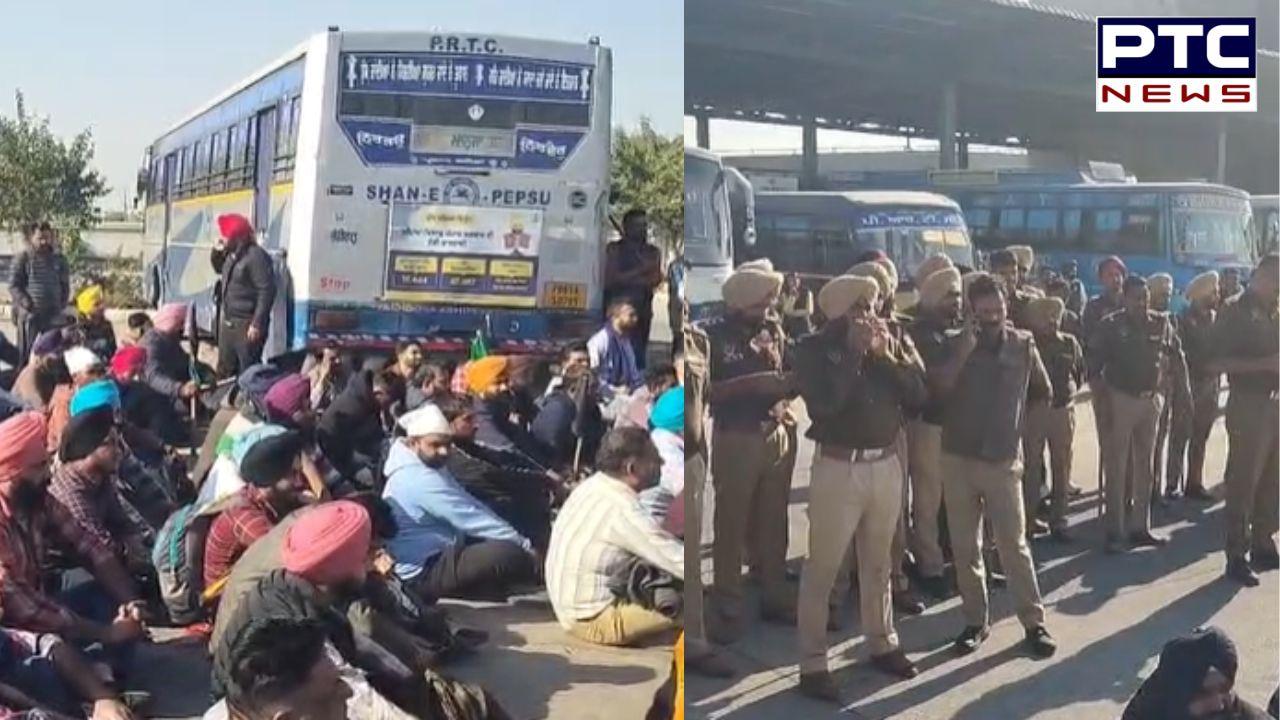 Patiala ਬੱਸ ਅੱਡੇ ‘ਤੇ ਠੇਕਾ ਮੁਲਾਜ਼ਮਾਂ ਦੇ ਸਮਰਥਨ ’ਚ ਮੁੜ ਭੜਕਿਆ ਰੋਸ ਪ੍ਰਦਰਸ਼ਨ, ਹੁਣ ਕੀਤੀ ਜਾ ਰਹੀ ਇਹ ਮੰਗ
