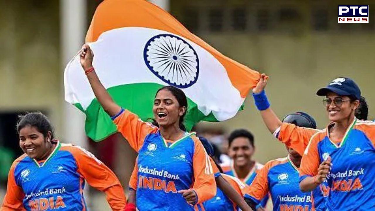 ਭਾਰਤ ਨੇ ਜਿੱਤਿਆ ਪਹਿਲਾ ਨੇਤਰਹੀਣ ਮਹਿਲਾ ਵਿਸ਼ਵ ਕੱਪ, ਫਾਈਨਲ 'ਚ ਨੇਪਾਲ ਨੂੰ 7 ਵਿਕਟਾਂ ਨਾਲ ਹਰਾਇਆ