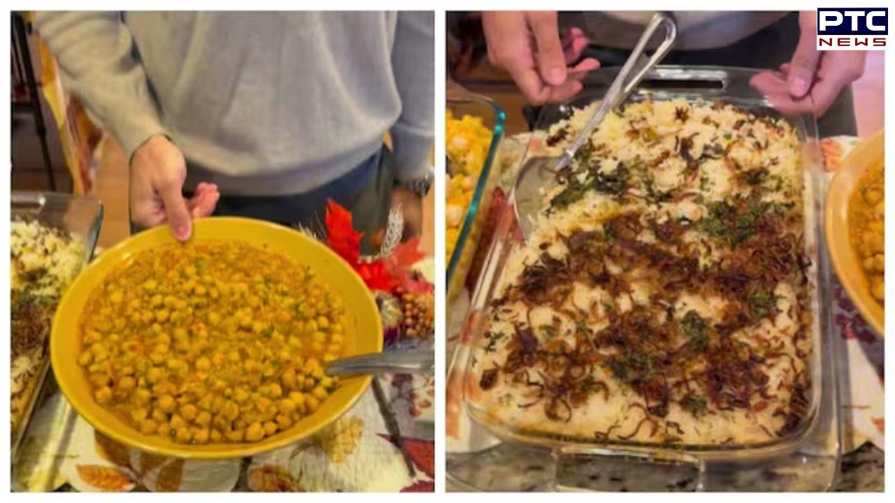 'Samosas to Chicken tikka': US man swaps tradition Thanksgiving Turkey with Indian spread; internet reacts