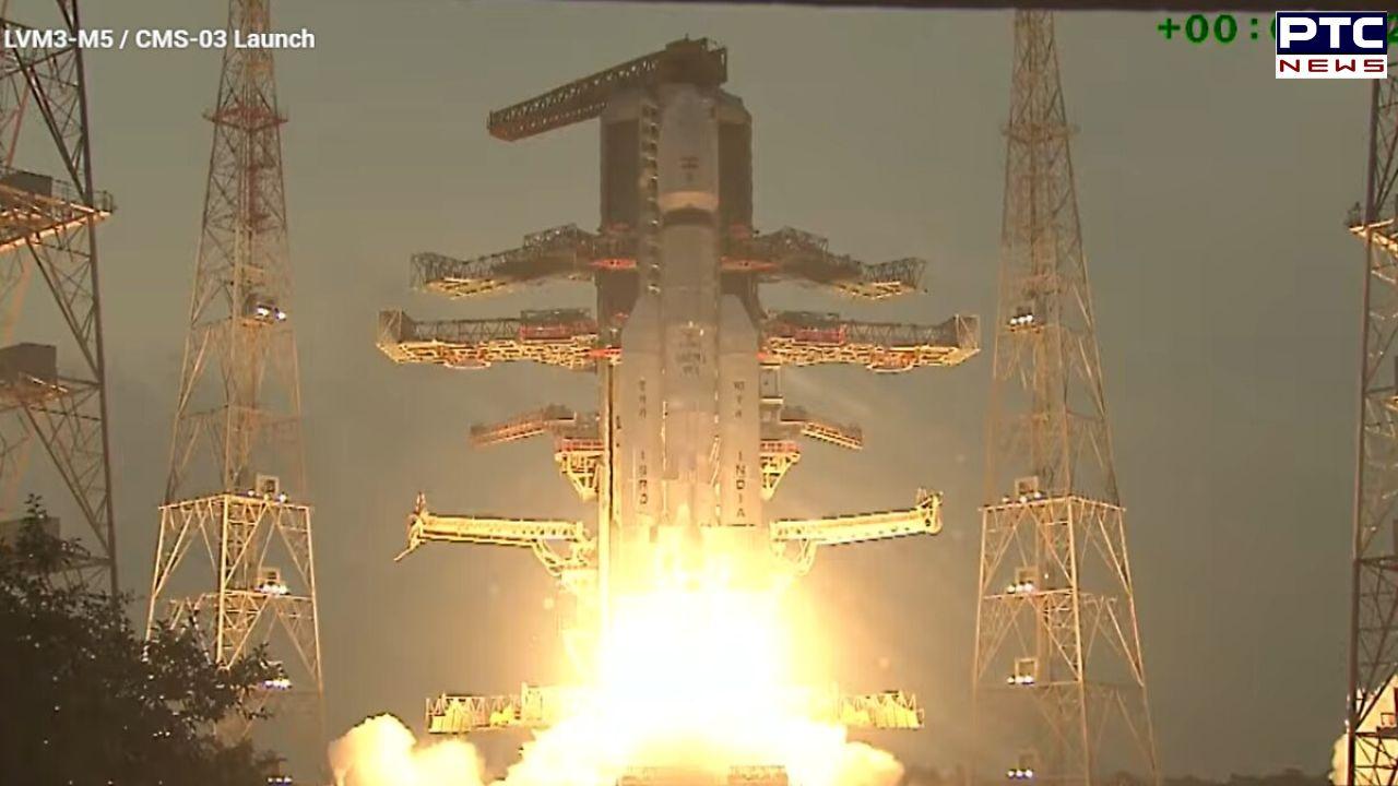 ISRO launches heaviest communication satellite to boost Navy's communication grid