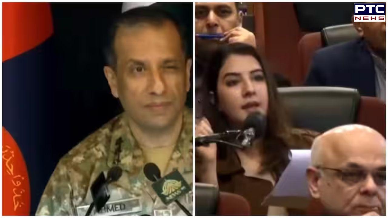 Pakistan Army spokesperson Lt Gen Ahmed Sharif under fire after he winks at journalist