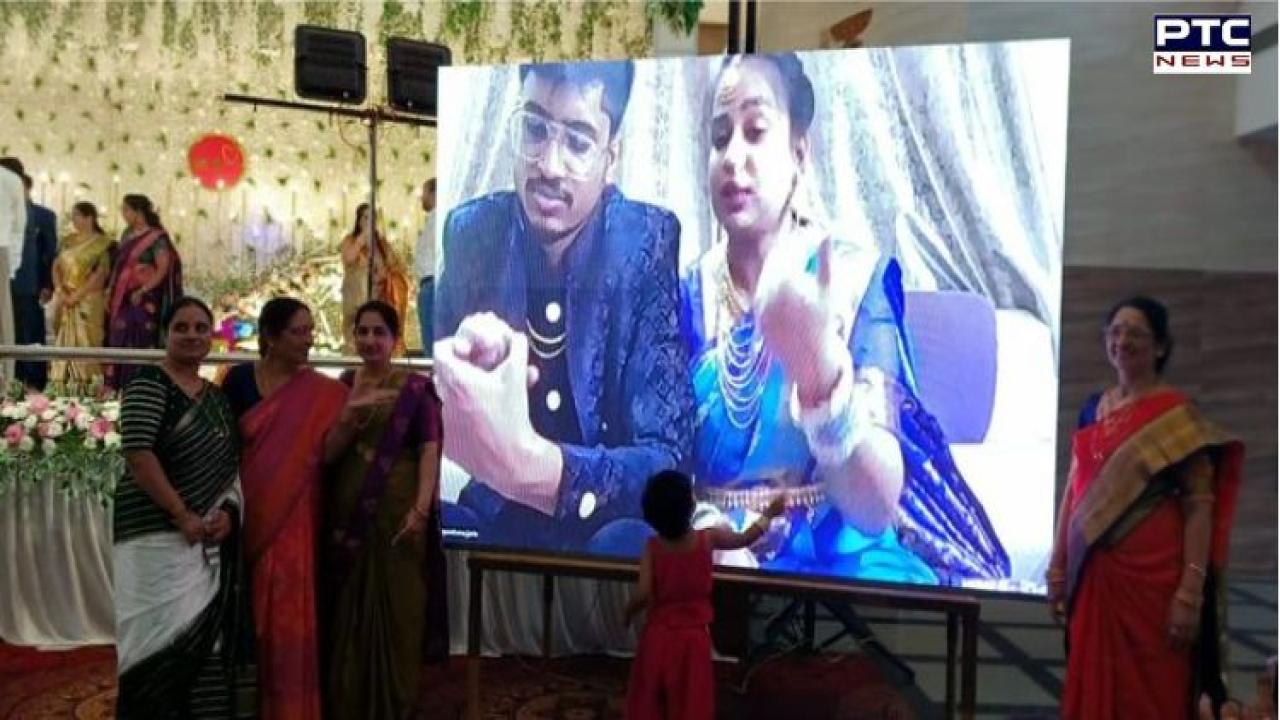 Newlyweds forced to ‘Zoom-In’ to their own reception, thanks to IndiGo flight crisis