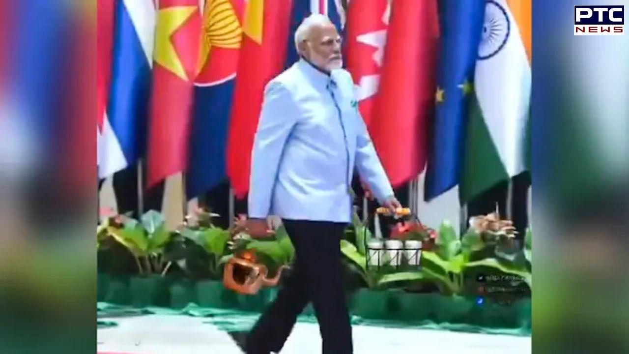 Congress triggers massive row after posting AI video of PM Modi selling tea at red-carpet event