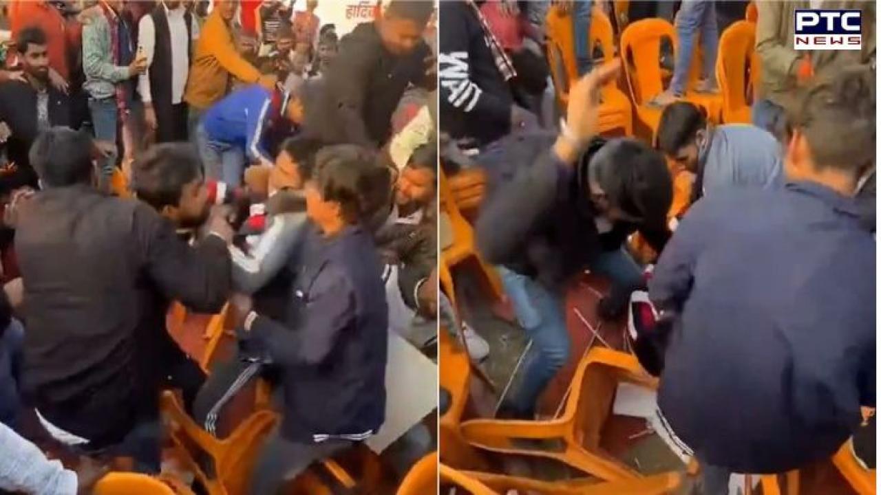 Viral: Samosa scuffle steals spotlight at Vajpayee tribute event during PM Modi’s Lucknow visit; watch