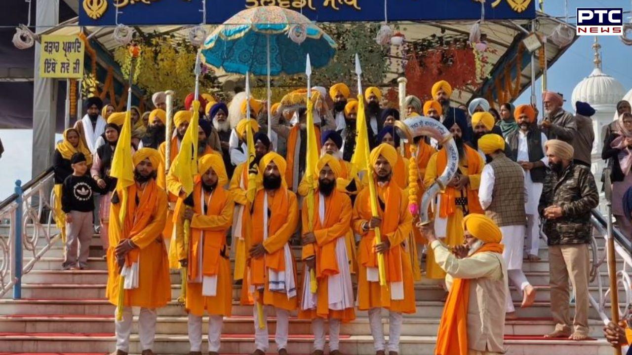 ਤਖਤ ਸ੍ਰੀ ਦਮਦਮਾ ਸਾਹਿਬ ਵਿਖੇ ਗੁਰੂ ਗੋਬਿੰਦ ਸਿੰਘ ਜੀ ਦੇ ਪ੍ਰਕਾਸ਼ ਪੁਰਬ ਨੂੰ ਸਮਰਪਤ ਨਗਰ ਕੀਰਤਨ ਸਜਾਇਆ