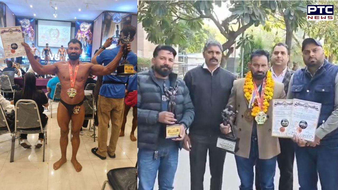 Hoshiarpur News : ਥਾਈਲੈਂਡ 'ਚ ਬਾਡੀ ਬਿਲਡਿੰਗ ਮੁਕਾਬਲੇ 'ਚ ਹੁਸ਼ਿਆਰਪੁਰ ਦੇ ਅਵਤਾਰ ਨੇ ਜਿੱਤਿਆ ਸੋਨ ਤਗਮਾ, ਪਿੰਡ  ਪਹੁੰਚਣ 'ਤੇ ਭਰਵਾਂ ਸਵਾਗਤ