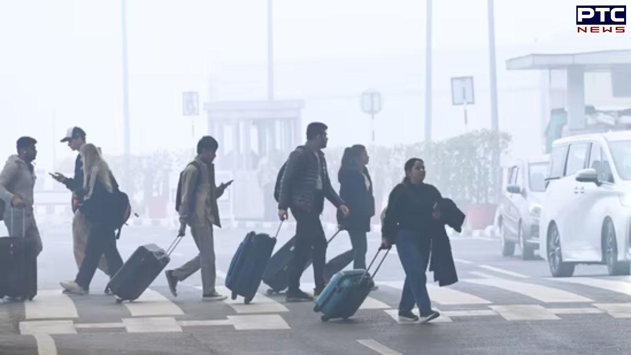 IMD issues red alert in Delhi over dense fog, air quality turns severe; IGI Airport issues advisory
