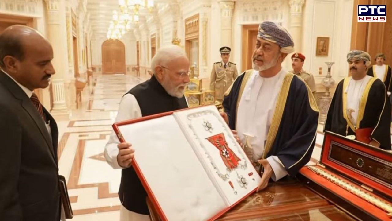 PM ਮੋਦੀ ਨੂੰ ਮਿਲਿਆ ਇੱਕ ਹੋਰ ਸਨਮਾਨ, ਓਮਾਨ ਨੇ ਸਰਬਉਚ 'ਆਰਡਰ ਆਫ਼ ਓਮਾਨ' ਨਾਲ ਨਿਵਾਜ਼ਿਆ