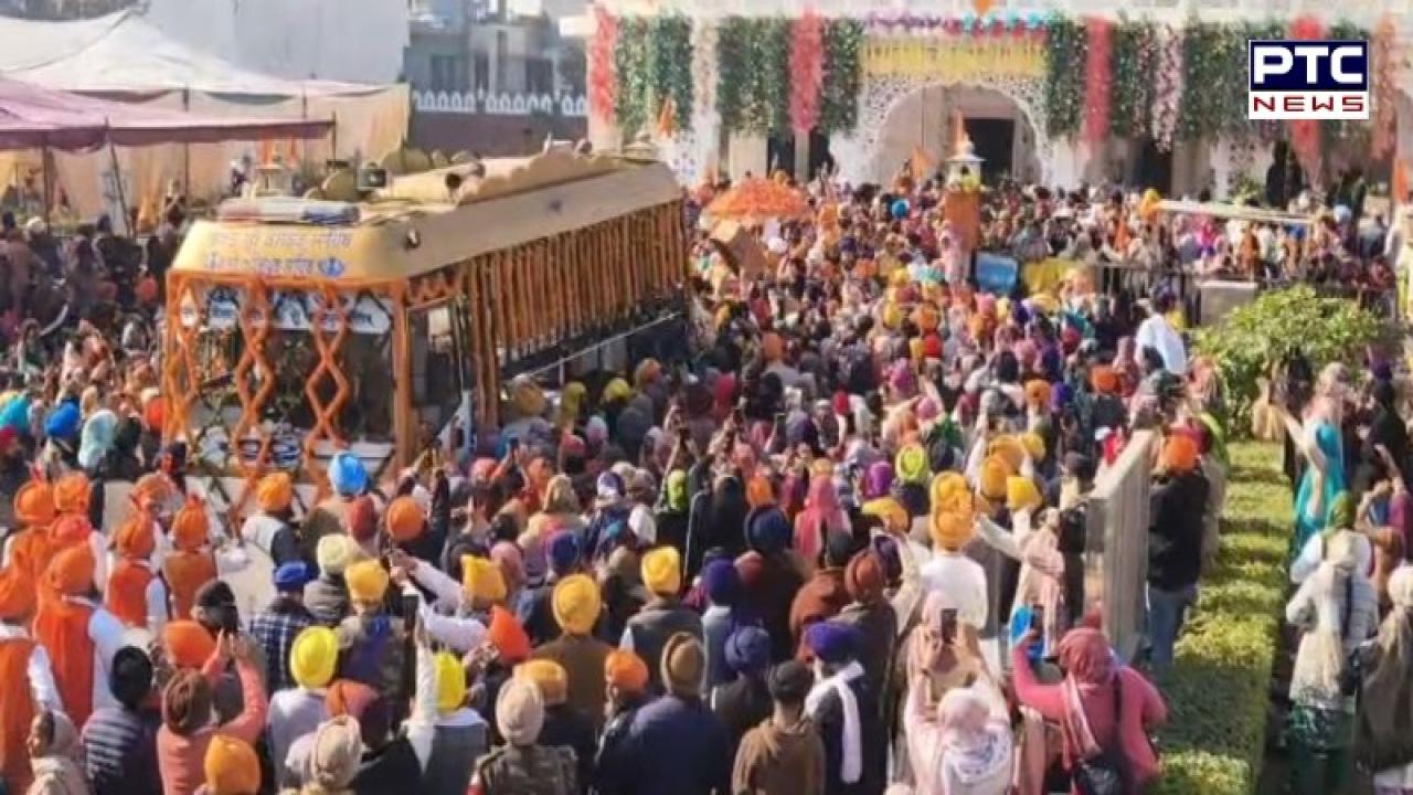 Anandpur Sahib News : ਸ੍ਰੀ ਗੁਰੂ ਗੋਬਿੰਦ ਸਿੰਘ ਜੀ ਦੇ ਵਿਆਹ ਪੁਰਬ ਨੂੰ ਲੈ ਕੇ ਸ੍ਰੀ ਅਨੰਦਪੁਰ ਸਾਹਿਬ ਤੋਂ ਸ਼ੁਰੂ ਹੋਇਆ ਬਰਾਤ ਰੂਪੀ ਨਗਰ ਕੀਰਤਨ