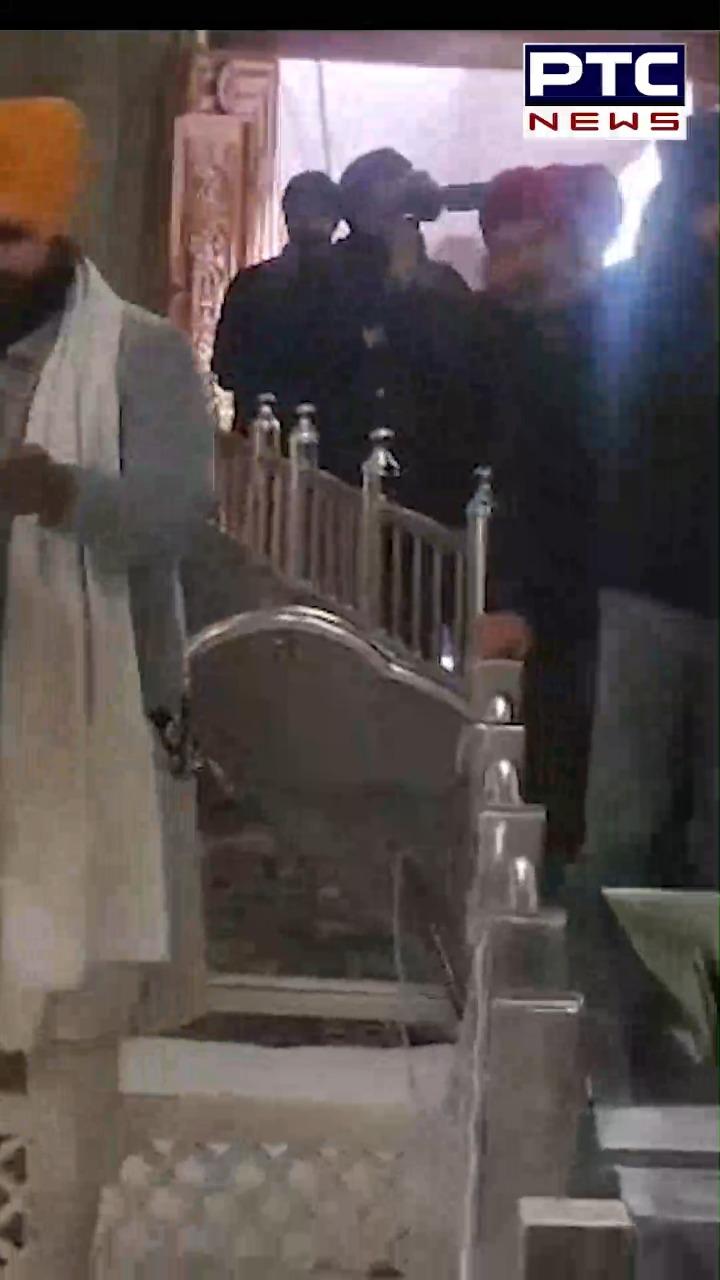 ਸ੍ਰੀ ਅਕਾਲ ਤਖ਼ਤ ਸਾਹਿਬ ਵਿਖੇ ਸੀ ਐਮ ਮਾਨ ਹੋਏ ਪੇਸ਼