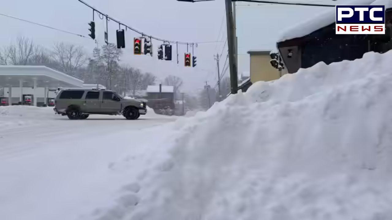 America Winter Storm : ਅਮਰੀਕਾ ’ਚ ਬਰਫੀਲੇ ਤੂਫਾਨ ਨੇ ਮਚਾਈ ਤਬਾਹੀ; ਭਾਰੀ ਨੁਕਸਾਨ ਅਤੇ ਬਿਜਲੀ ਬੰਦ, 10,000 ਉਡਾਣਾਂ ਰੱਦ