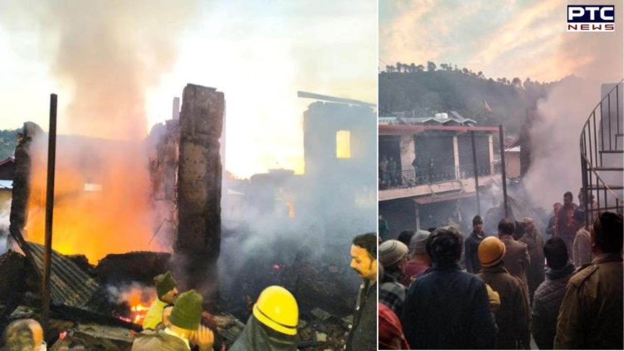 Himachal fire incident: Child killed, several feared trapped as massive fire guts Arki Market in Solan