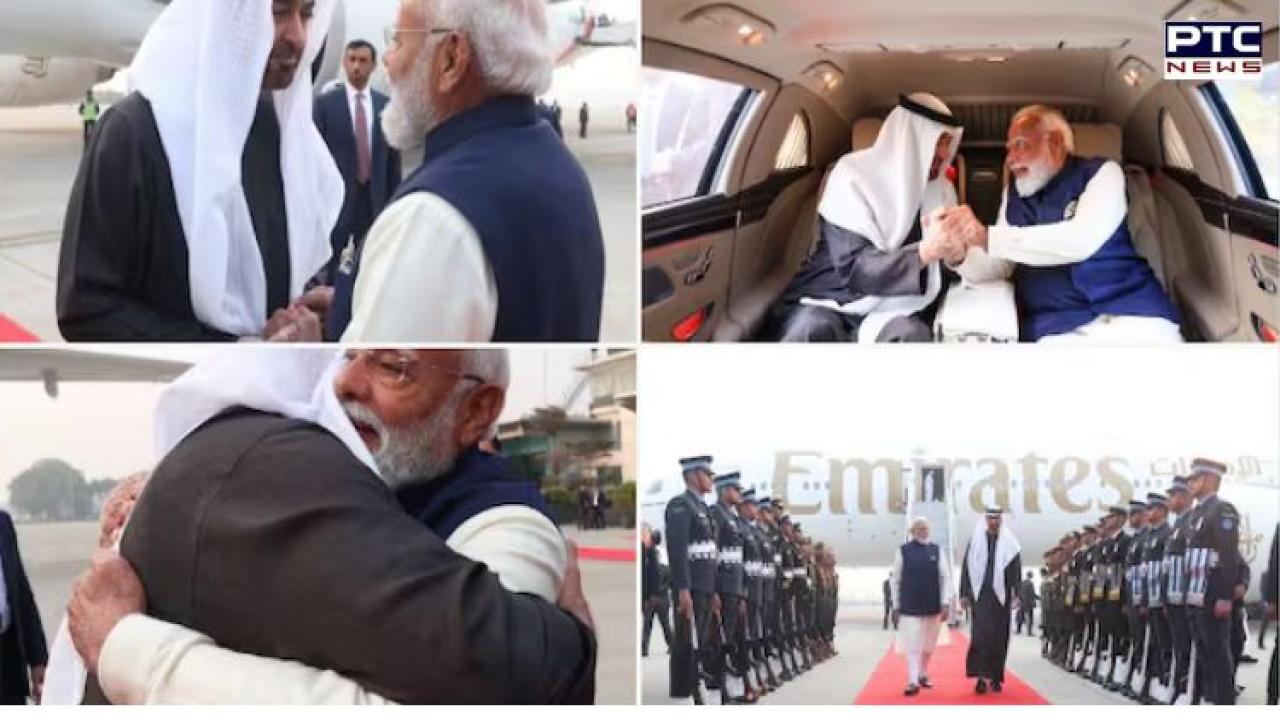 'Welcoming my brother': PM Modi breaks protocol to welcome UAE President Sheikh Mohamed bin Zayed at Delhi airport