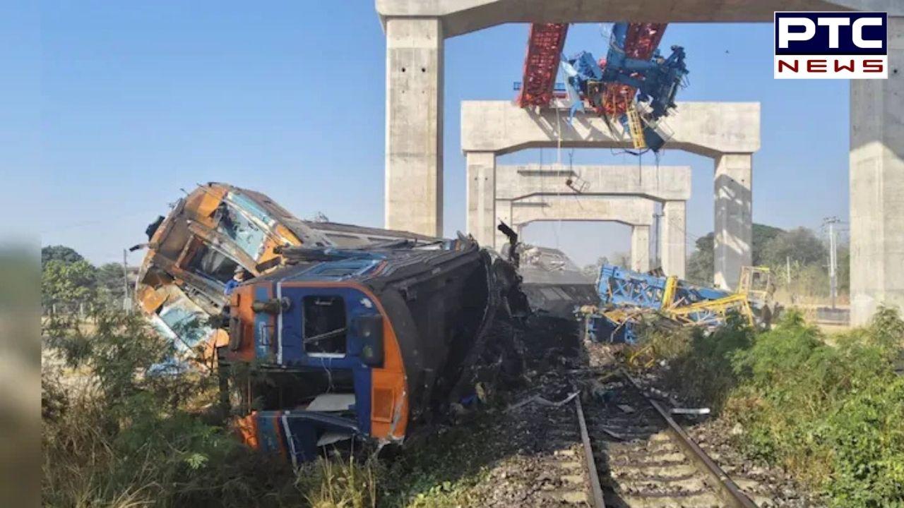 Thailand ’ਚ ਵਾਪਰਿਆ ਵੱਡਾ ਟ੍ਰੇਨ ਹਾਦਸਾ; ਚੱਲਦੀ ਟ੍ਰੇਨ ’ਤੇ ਡਿੱਗੀ ਕ੍ਰੇਨ, 22 ਲੋਕਾਂ ਦੀ ਮੌਤ, ਕਈ ਜ਼ਖਮੀ