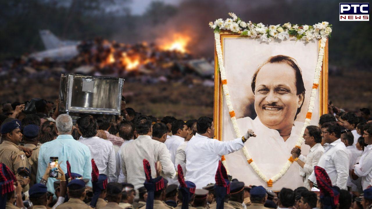 Ajit Pawar last rites : Funeral procession begins with full state honours, PM Modi, Amit Shah to attend last rites | LIVE UPDATES