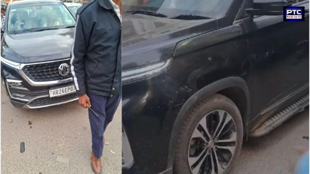 Gurugram road rage: Man threatens biker with pistol after minor collision, flees before police arrive