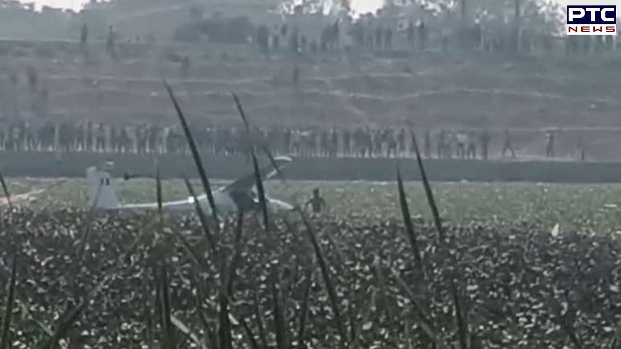 Trainee aircraft of Indian Air Force crashes in UP's Prayagraj, pilot rescued