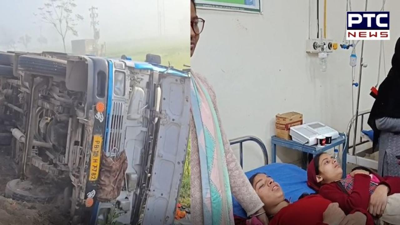 Barnala ਦੇ ਪਿੰਡ ਮਹਿਲ ਖੁਰਦ 'ਚ ਸਵਾਰੀਆਂ ਨਾਲ ਭਰੀ ਬੱਸ ਖੇਤਾਂ 'ਚ ਪਲਟੀ, ਸਕੂਲੀ ਵਿਦਿਆਰਥਣਾਂ ਸਮੇਤ 15 ਜ਼ਖਮੀ