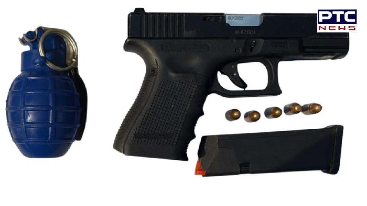 Amritsar 'ਚ ਬੱਬਰ ਖਾਲਸਾ ਦਾ ਅੱਤਵਾਦੀ ਗ੍ਰਿਫ਼ਤਾਰ ,ਹੈਂਡ ਗ੍ਰਨੇਡ ,ਪਿਸਤੌਲ ਅਤੇ ਜ਼ਿੰਦਾ ਕਾਰਤੂਸ ਬਰਾਮਦ