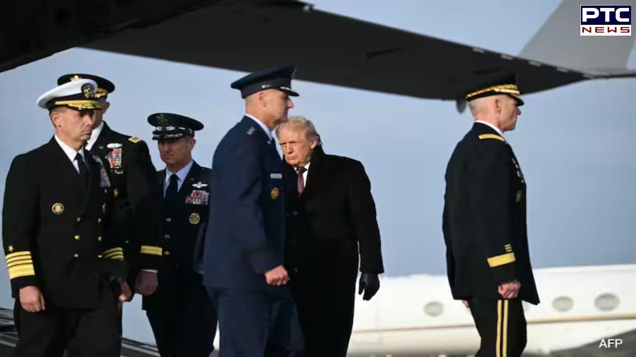 Trump's Davos-bound Air Force One returns to base after minor technical snag