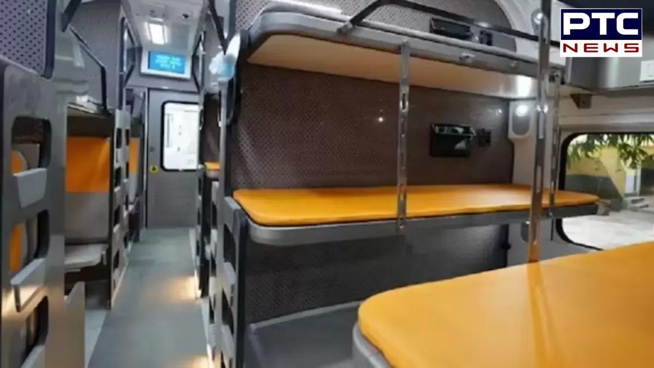 First Vande Bharat Sleeper Route : ਰੇਲਵੇ ਦਾ ਨਵੇਂ ਸਾਲ ਦਾ ਤੋਹਫ਼ਾ ! ਇਸ ਰੂਟ 'ਤੇ ਚੱਲੇਗੀ ਪਹਿਲੀ ਵੰਦੇ ਭਾਰਤ ਸਲੀਪਰ ਟ੍ਰੇਨ; ਇੱਥੇ ਪੜ੍ਹੋ ਪੂਰੀ ਜਾਣਕਾਰੀ