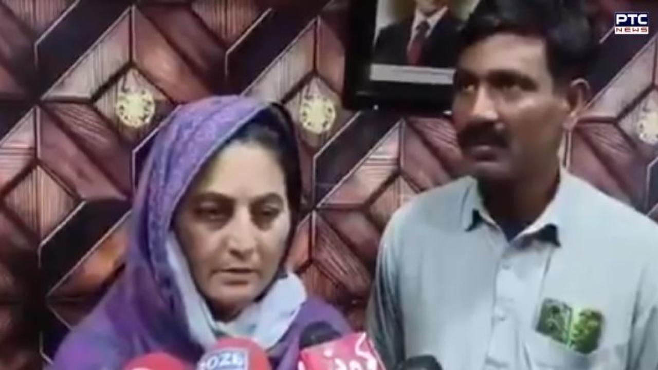 Indian woman Sarabjit Kaur, now Noor Fatima, reunites With Pakistani husband after shelter stay