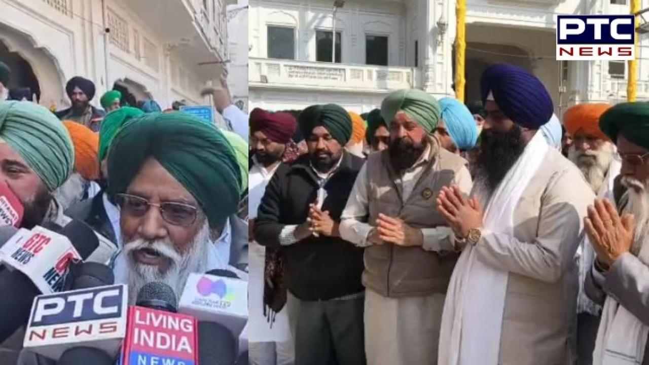 Balbir Singh Rajewal ਸਣੇ ਕਈ ਕਿਸਾਨ ਆਗੂਆਂ ਨੇ ਸ੍ਰੀ ਅਕਾਲ ਤਖ਼ਤ ਸਾਹਿਬ ਵਿਖੇ ਅਰਦਾਸ ਕਰਕੇ ਨਵੇਂ ਸੰਘਰਸ਼ ਦਾ ਕੀਤਾ ਐਲਾਨ