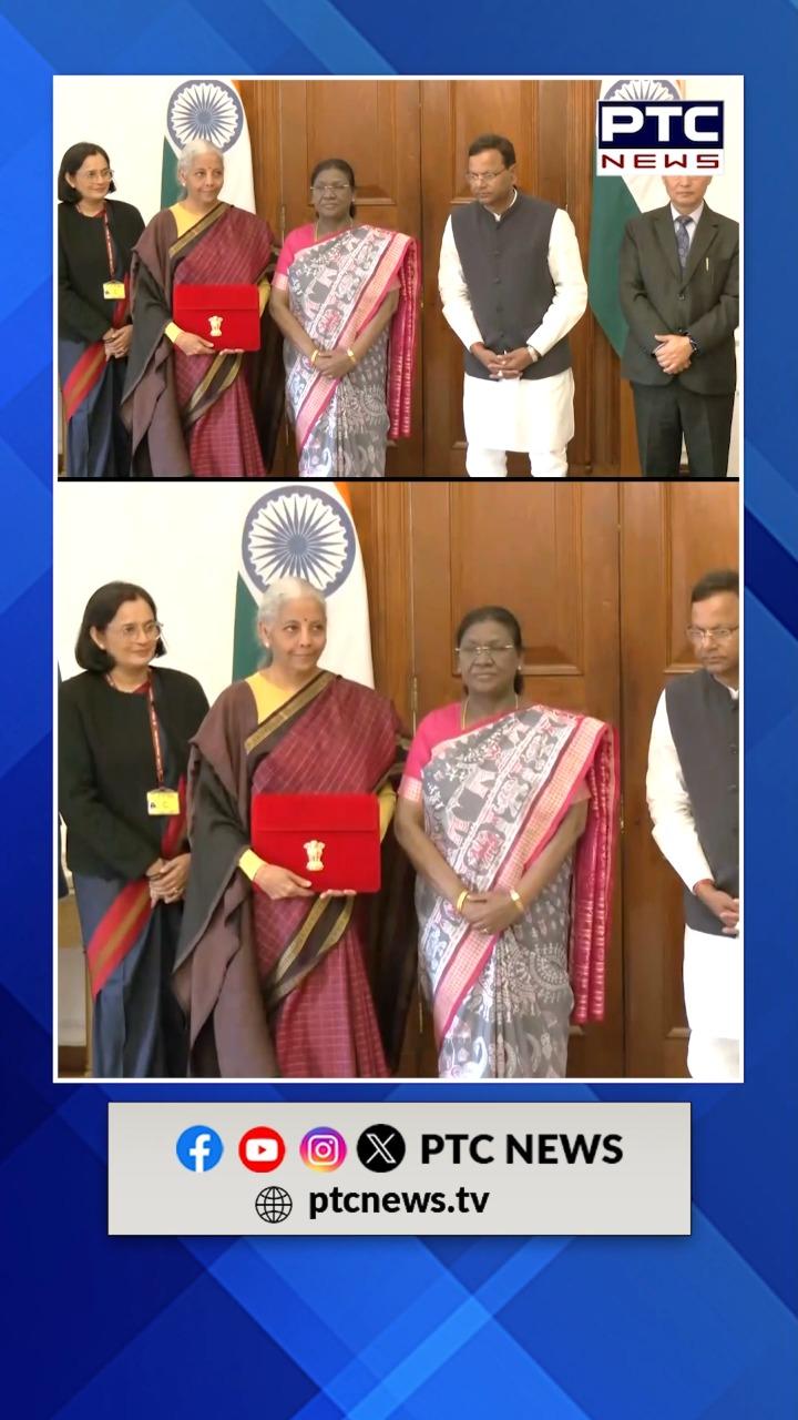 ਵਿੱਤ ਮੰਤਰੀ ਨਿਰਮਲਾ ਸੀਤਾਰਮਨ ਨੇ ਰਾਸ਼ਟਰਪਤੀ ਨੂੰ ਸੌਂਪੀ ਬਜਟ ਦੀ ਕਾਪੀ