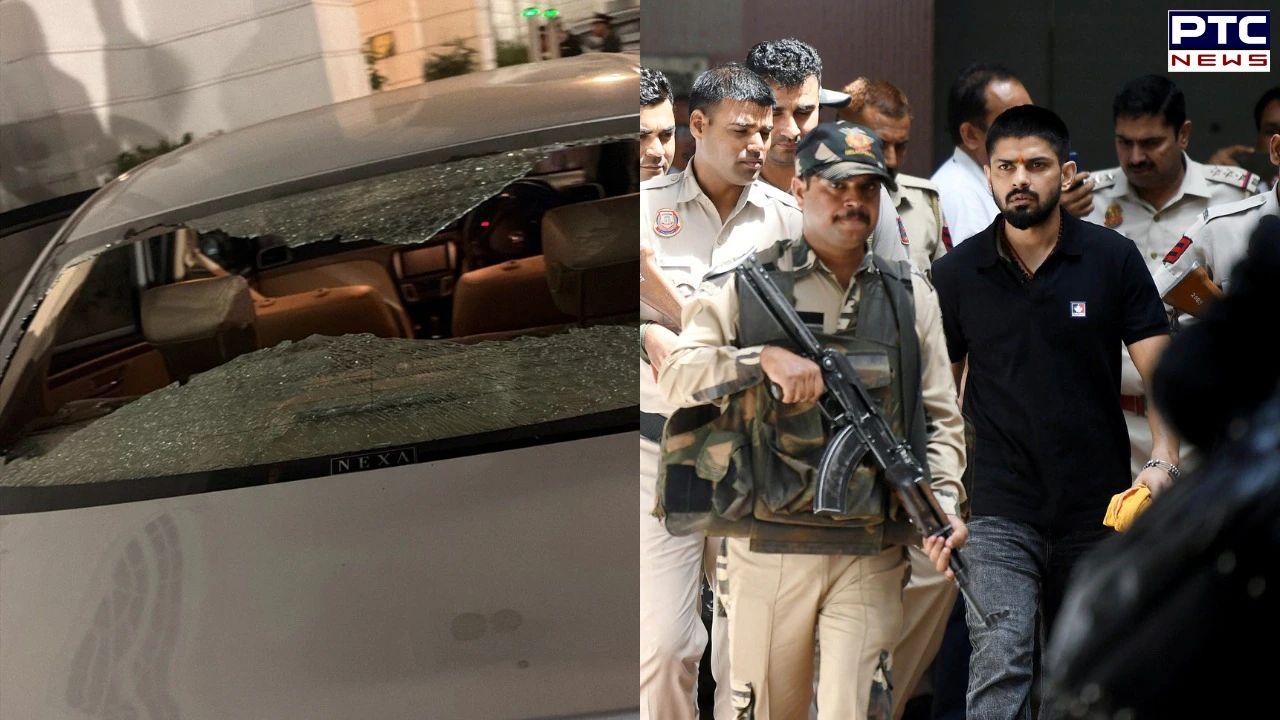 Shots fired at car of  Lawrence Bishnoi's lawyer by unknown assailants in Delhi, one injured