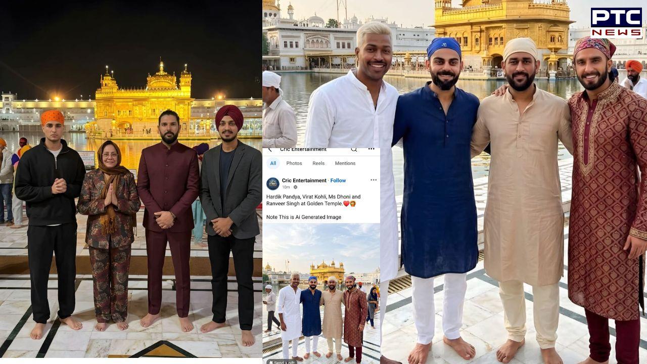 AI-generated images of Golden Temple spark controversy, cricketers shown standing bareheaded Gurdwara premises